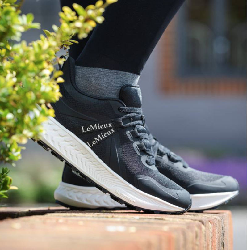 LeMieux Trax Waterproof Trainer Black-1